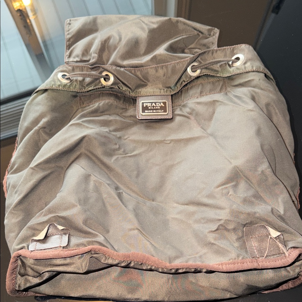 Prada Olive Green Backpack - Picture 14 of 16